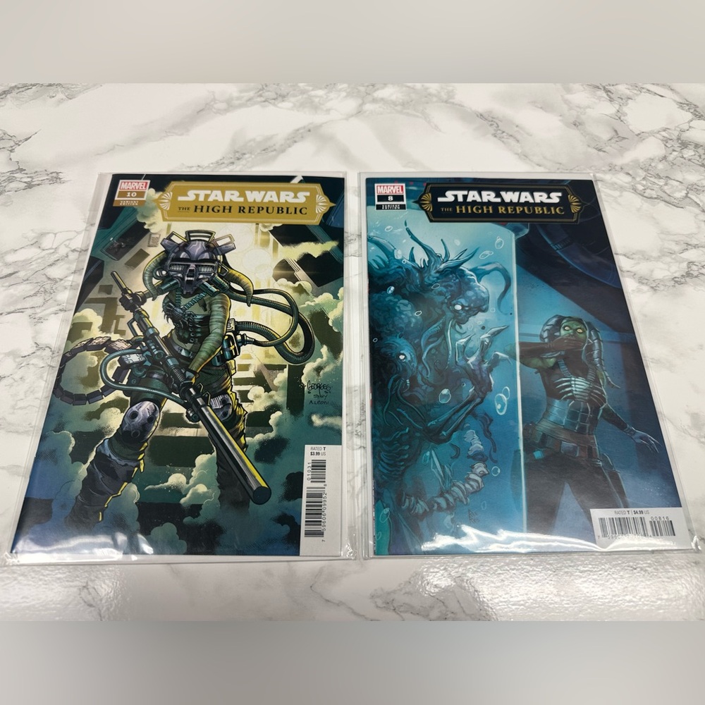 Marvel Star Wars The High Republic Comic Pair - Issues 8 & 10